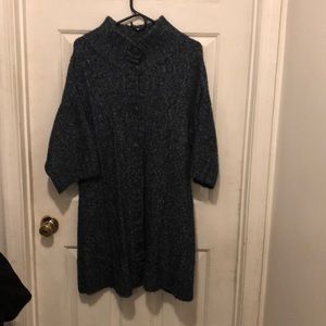 Women’s long button down sweater